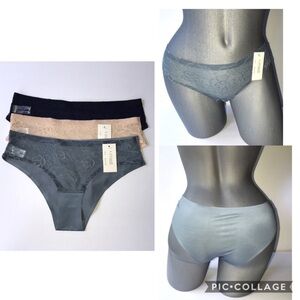 Bundle 3 pieces Seamless & Lace Panties Underwear. NWT Ilys Brand. Size Xl.